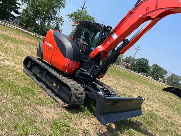 2023 Kubota KX080-4 Compact Excavator